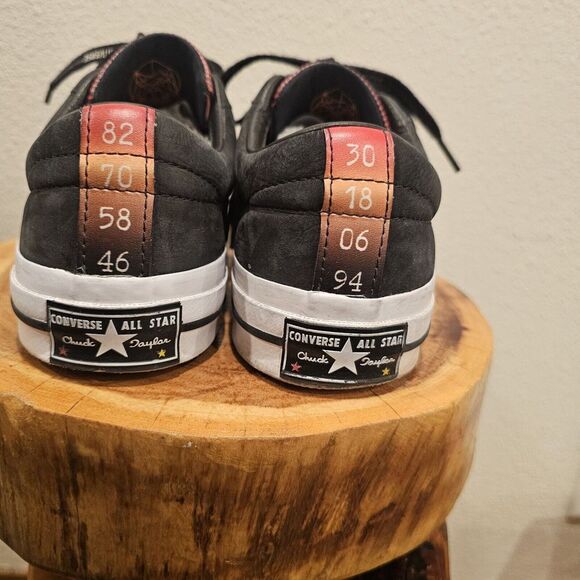 Converse One Star Ox‎ YOD Black/Enamel Red/Orange Ray 160339C Women 8.5 Men 6.5 - Picture 7 of 16